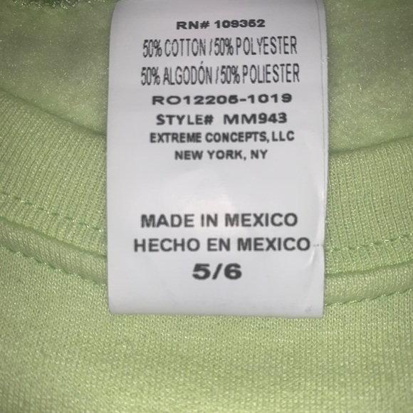 Disney Mickey Sweatshirt Neon Green - Picture 4 of 4